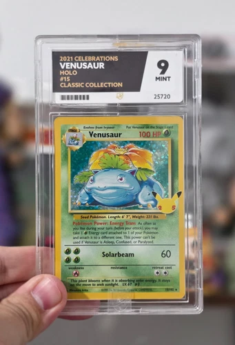 Venusaur 15/102 Holo Rare 2021 Celebrations Classic Collection ACE 9 Mint