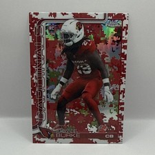 2025 Topps Chrome Denzel Burke Team Camo Rookie Variation Arizona Cardinals #368
