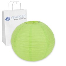 12 pcs 8" inch Chinese Paper Lantern - Apple Green - Wedding Party Event jb