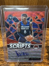 2020-21 Panini Mosaic - Scripts Jarred Vanderbilt #SC-JVA Red Wave Prizm (AU)