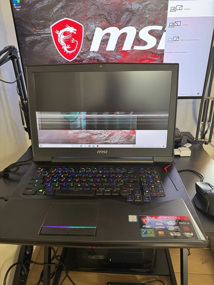 Pc portatile gaming usato MSI GT75 VR 7RF Titan Pro - Immagine 2 di 4