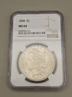 1898 Morgan Silver Dollar $1 NGC MS 64