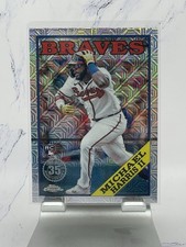 Braves 2023 Topps Series 1 Michael Harris II Silver Pack Mojo Chrome T88C-51