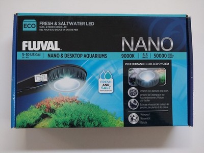 FLUVAL ECO NANO FRESH & SALTWATER AQUARIUM LED HIGH OUTPUT 9000K  A3974  