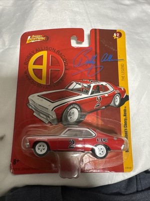 Johnny Lightning Red Bobby Allison's Chevy Nova ''The Legend''  1/64 Vintage