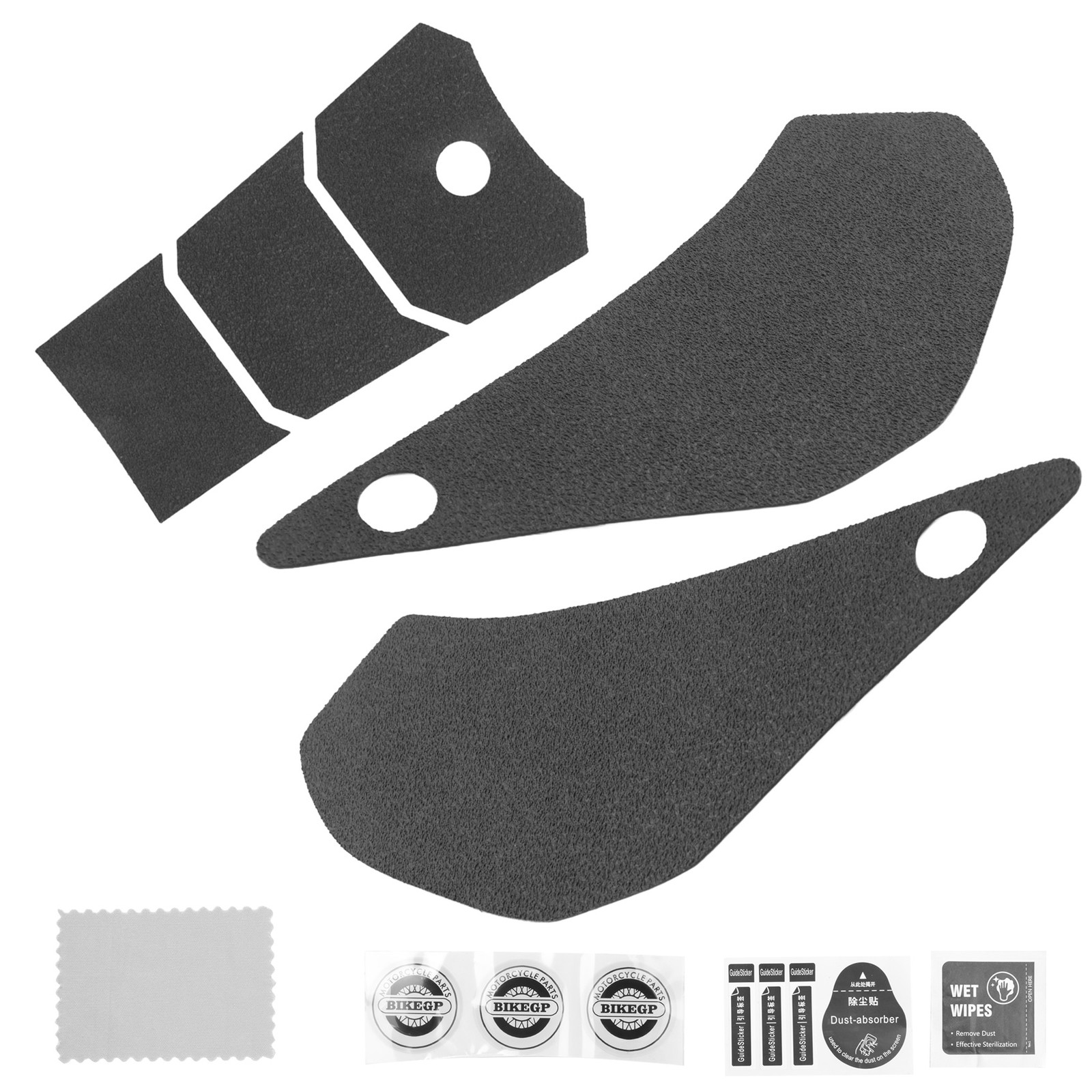 Motorrad Kraftstoff Tank Auflage -Rutsch Schutz Aufkleber Knie Seiten8880-image