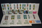 GB first day covers 1966 Landscapes x 13, Various cover types & stamp formats