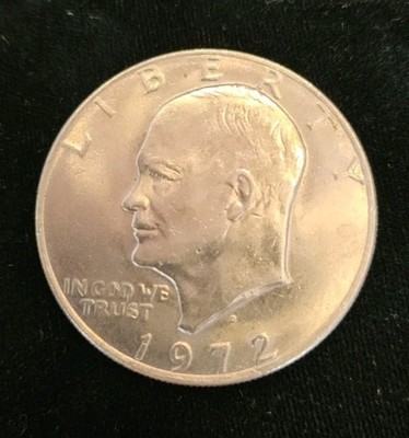AU/BU 1972 D One Dollar Eisenhower 