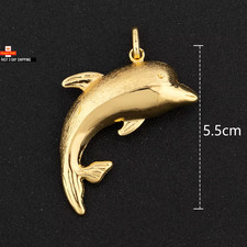 Gold Color Hip Hop Personality Pendant African Map Mermaid Dollar Euro Shape Pen