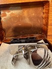 Squire Silver Color Cufflinks and Matching Tie Clasp in Original Box — photo 4