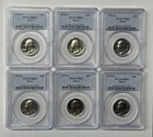 Lot Of (6) 1976-S Silver Washington Quarters PCGS PR 69