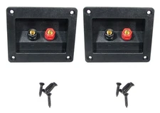 PROCRAFT LHT105 Speaker Terminal w/ Gold Plated Binding Posts + Mt Screws (2 PAC