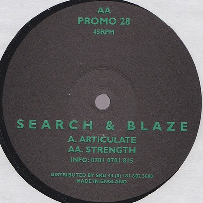 DJ Search & Blaze  - Articulate / Strength (12'')