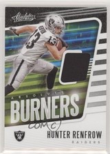 2020 Panini Absolute Absolute Burners Relics Hunter Renfrow #13 06qf