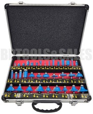 35pc Tungsten Carbide Router Bit Set Woodworking Tool Cutter Bit 1/4" Shank