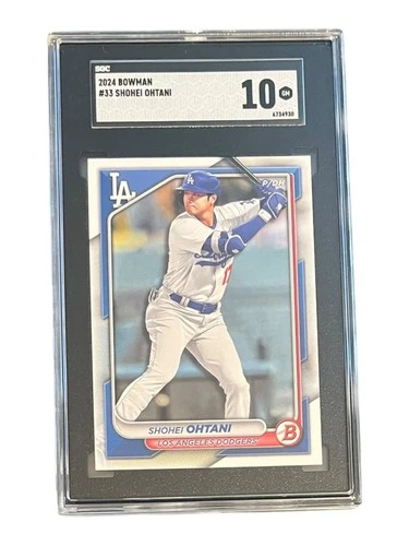 2024 Bowman Shohei Ohtani Baseball Card #33 Graded SGC 10!