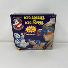 Vintage Kenner 1986 Real Ghostbusters Ecto Goggles & Ecto Popper New Box Damage