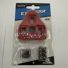 New Exustar Peloton Cleats w/Bolts & Hardware Fits Look Delta 9 Degrees Float