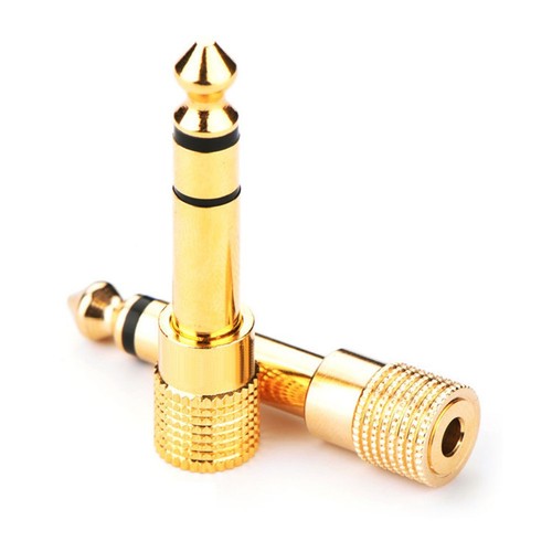 Male to Female Audio Adapter Gold Color Compact Size Wide Compatibility - Picture 20 of 21
