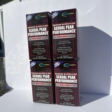 Lot of 4 Applied Nutrition Sexual Peak Performance 40 Tabs Supplement Exp 10/26