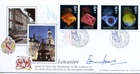 1989 ANNIVERSARIES GREAT BRITAIN "BRADBURY" FDC  SIGNED the late PM EDWARD HEATH