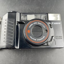 Canon Sure Shot 35mm Film Camera Auto Focus Black Parts/Repair