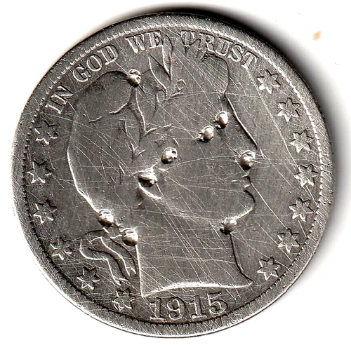1915 D  Barber Half Dollar