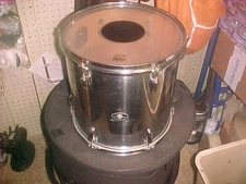 RARE 70S 13 X 13 SLINGERLAND NILES CHROME  FLOOR ?RACK? MARCHING TOM?