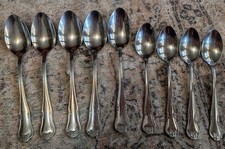 Pioneer Woman ALEX MARIE Stainless Butterfly Tip Silverware Flatware (Lot Of 9)