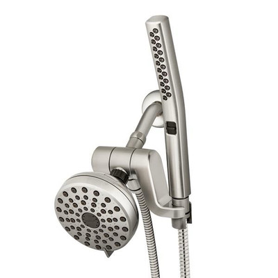 Waterpik PowerComb HairWand Spa System 12 Spray PowerPulse Shower Head Nickel