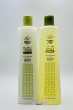 New 2 Packs Trader Joe's Tea Tree Tingle Shampoo and Conditioner 16 oz each
