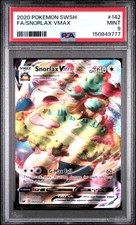 Snorlax VMAX 142/202 Swsh01: Sword & Shield Holo for sale online