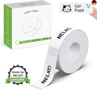 NELKO P21 Etikettenhersteller-Band, angepasstes Etikettendruckpapier, 14 x 40