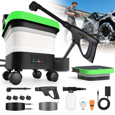 #ad Cordless Pressure Washer portable pressure washers with 3.5Gal Tank7 Adiust... $121.11