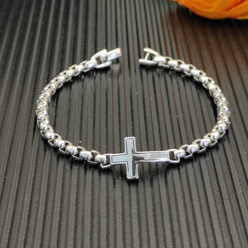 Bracelet croix chaîne boîte David & Yurman 5 mm 17 cm/19,5 cm/20,5 cm/22,5 cm David & Yurman - Photo 5/7