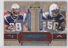 2008 Donruss Gridiron Gear Rivals /500 Shawne Merriman Laurence Maroney #R-4 0q3