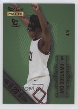 2022-23 Wild Card Matte Draft Chase Green - 20 Stripe 4/4 Ayo Dosunmu #MB-6 7l6