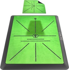 Golf Hitting Mat,Golf Training Mat for Swing Path Feedback Detection Batting