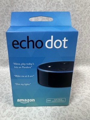 Brand New Amazon Echo Dot 2nd Generation Smart Speaker - Black (RS03QR)!