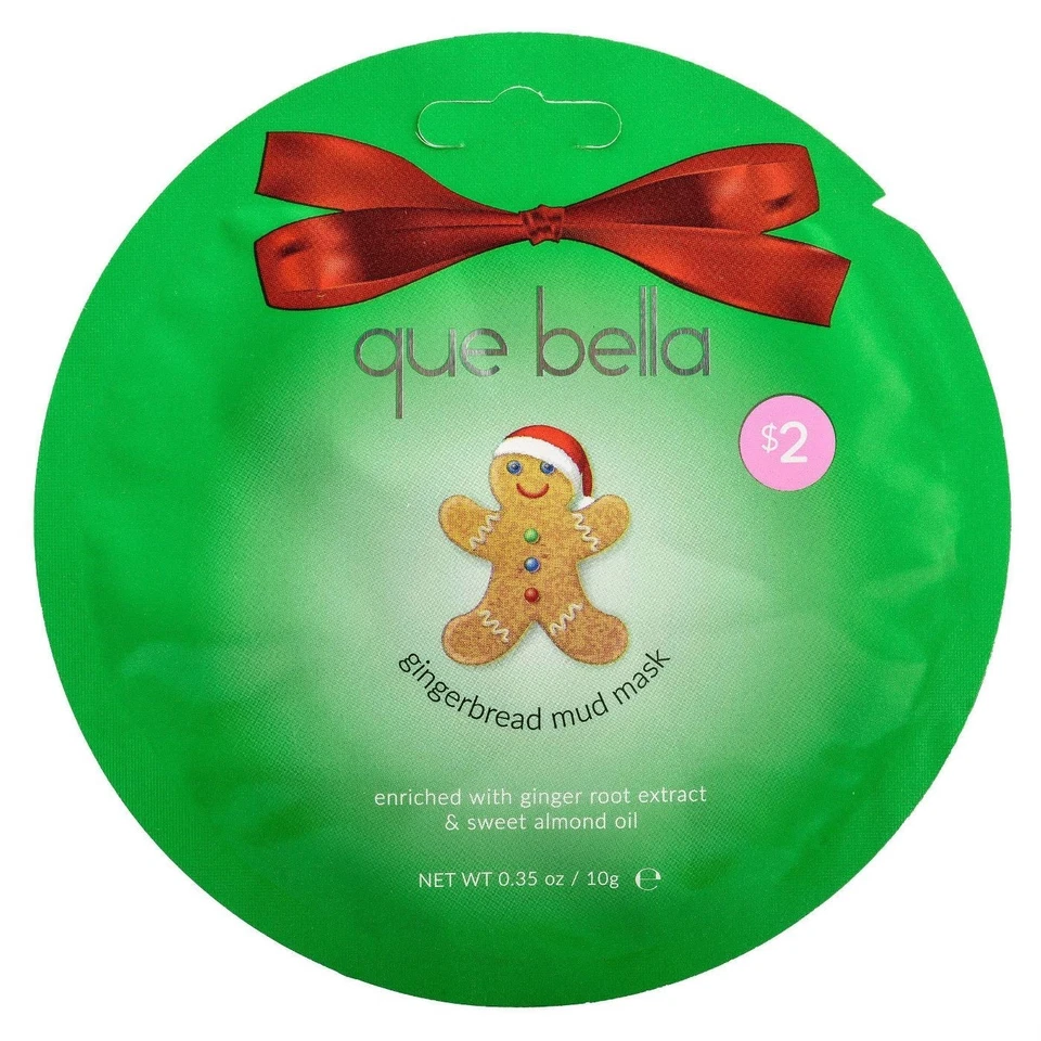 Lot of 3 Que Bella Gingerbread Mud Face Mask 0.35oz Normal/Combination/Dry Skin - Image 3 of 3