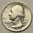 1953-D 🇺🇸 Washington Quarter Silver Coin - Combined Shipping - Lot D3