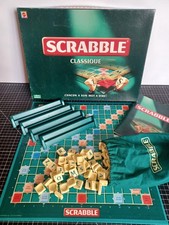 🎲 🔤 Jeu De Société Scrabble Classique Mattel 1999 Complet Et Reconditionné 