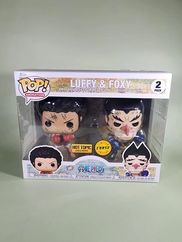 Funko Pop! One Piece - Luffy & Roxy 2 pack (Chase) Hot Topic Exc