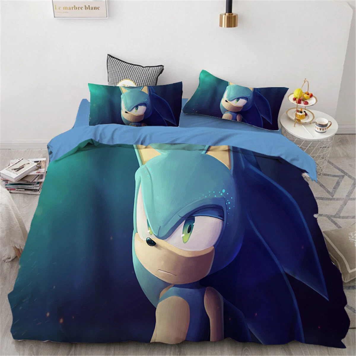 Sonic The Hedgehog Bedding Set, Bedroom Decoration
