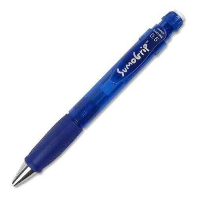 さくら Sakura Sumo Grip Mechanical Pencil 0.5mm Lead Clear Blue Office