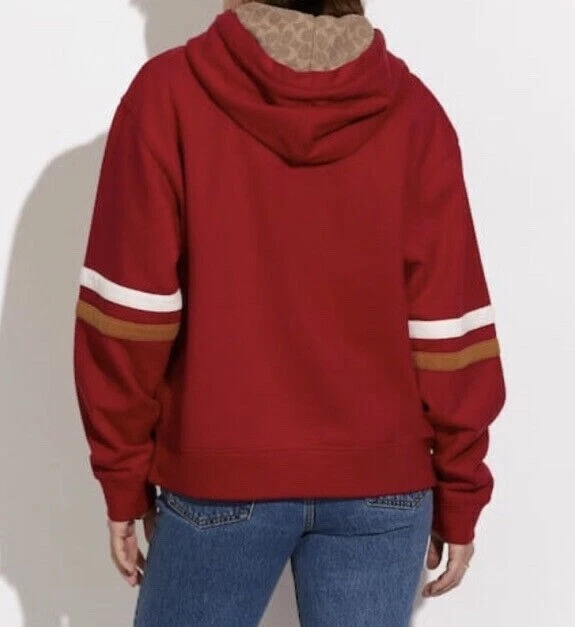 Felpa con cappuccio Minnie e Topolino Disney Coach nuova XL