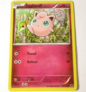 Jigglypuff 65/124 XY Fates Collide Pokemon Card