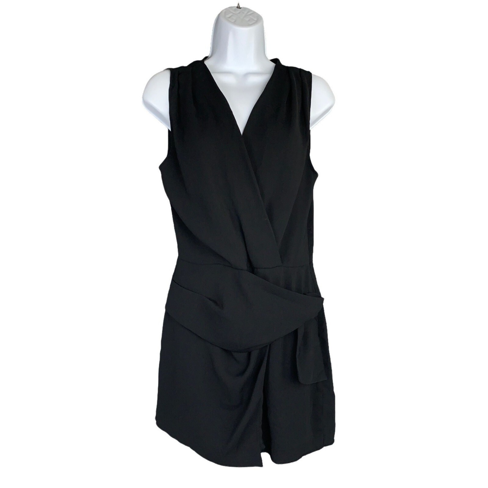 Zara Basic Collection Romper Black Size Medium - image 1