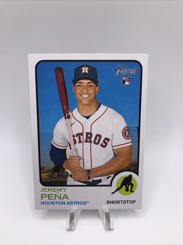 Jeremy Pena 2022 Topps Heritage High Series Rookie