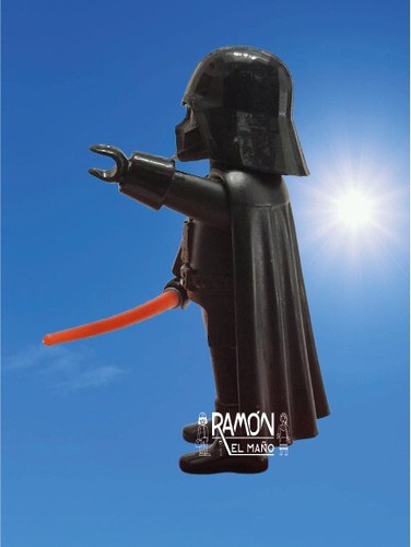 Custom Playmobil Darth vader Luke Skywalker Starwars guerra galaxia jedi sith - Imagen 4 de 10